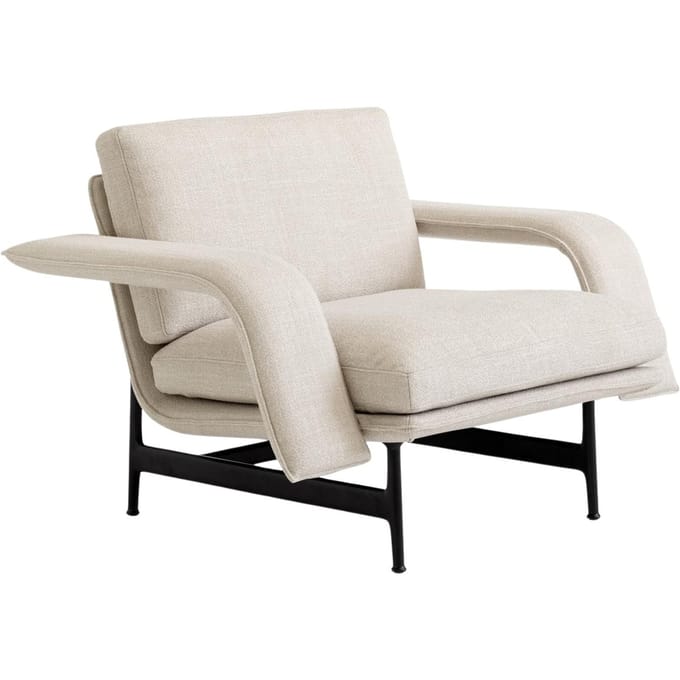 &Tradition Meantime loungestoel AV29 - zwart - andTraditionEcriture210