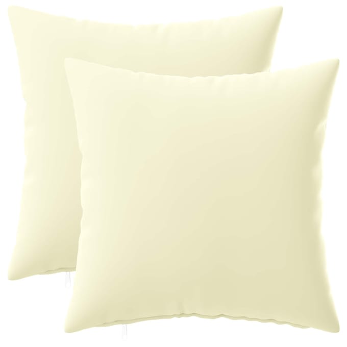 vidaXL - Kussensloop - 2 - pcs - HEERLEN - Crèmekleurig - 30 - x - 30 - cm - Polyester