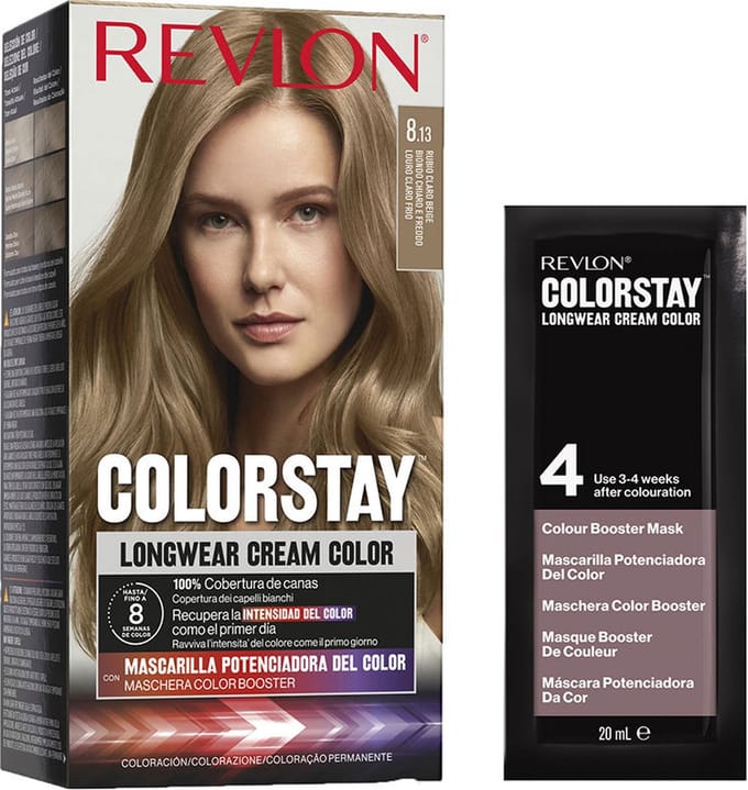 Revlon - Permanent Hair Dye 165 ml. - 8.13 Medium Beige Blond