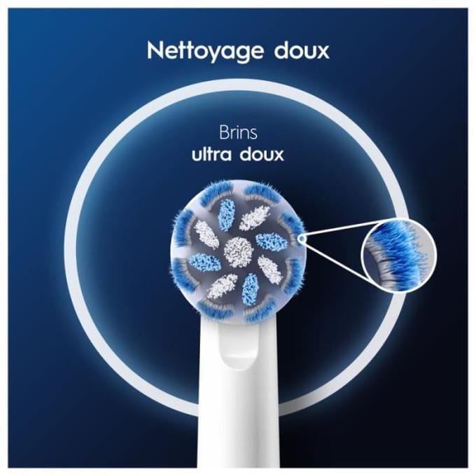 Oral-B Pro Sensitive Clean Opzetborstels Voor Tandenborstel, Pak Van 3 Stuks wit