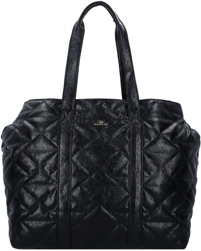 REPLAY Schoudertas Shopper Black Zwart