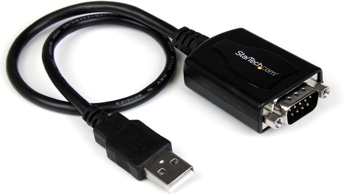StarTech.com USB Aan RS232 Serial DB9 AV / multimedia paneel Cable with COM Retention