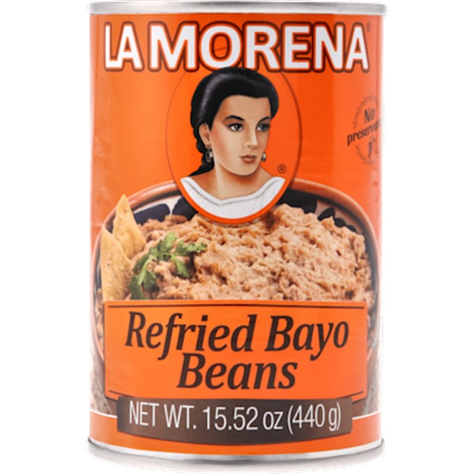 Refried bayo beans