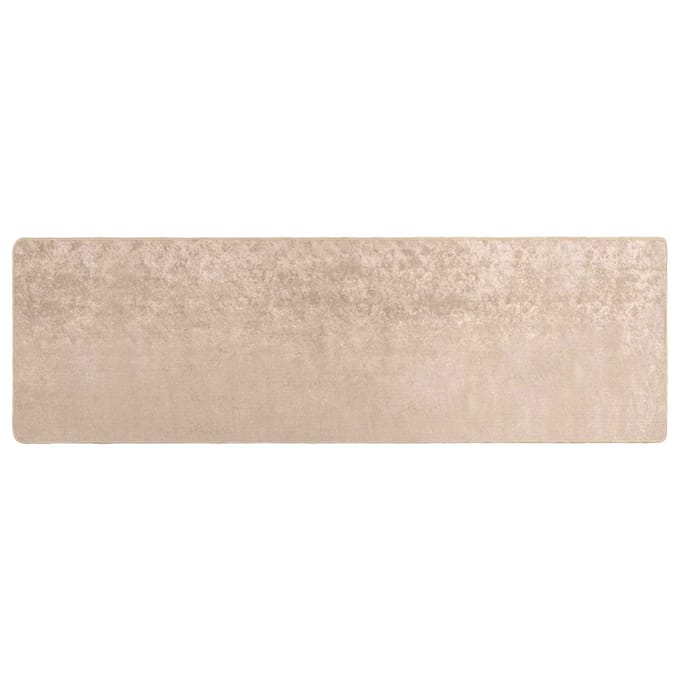vidaXL - Tapijt - Runner - MARSA - Beige - 80 - x - 250 - cm - Polyester - en - PVC