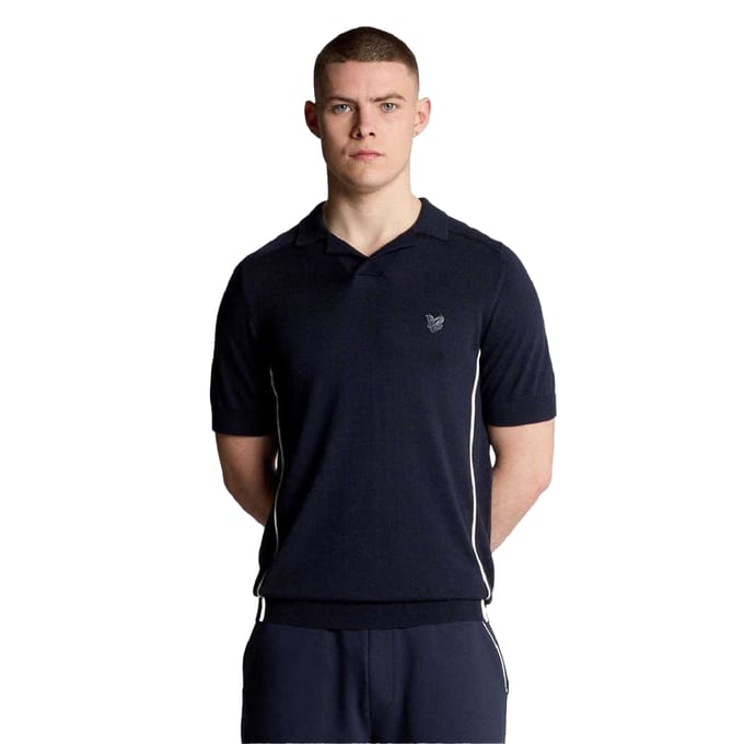 Lyle & Scott Herenpoloshirt katoenmix (Blauw)