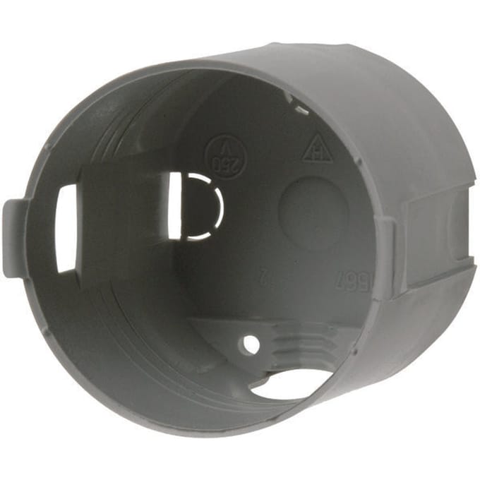 Hager Berker Contactbeveiligingsdoos 45mm Grijs Integro Module Inzetstuk - 9182002 [2 stuks]