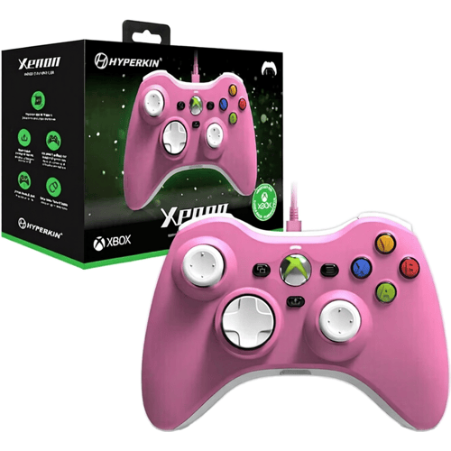 Hyperkin - Xenon - bedrade controller - voor Xbox Series X S / Xbox One / Windows 11 10 (roze)