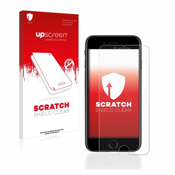 upscreen - Screenprotector voor Apple iPhone SE 2 / SE 3 - Folie Beschermfolie transparant