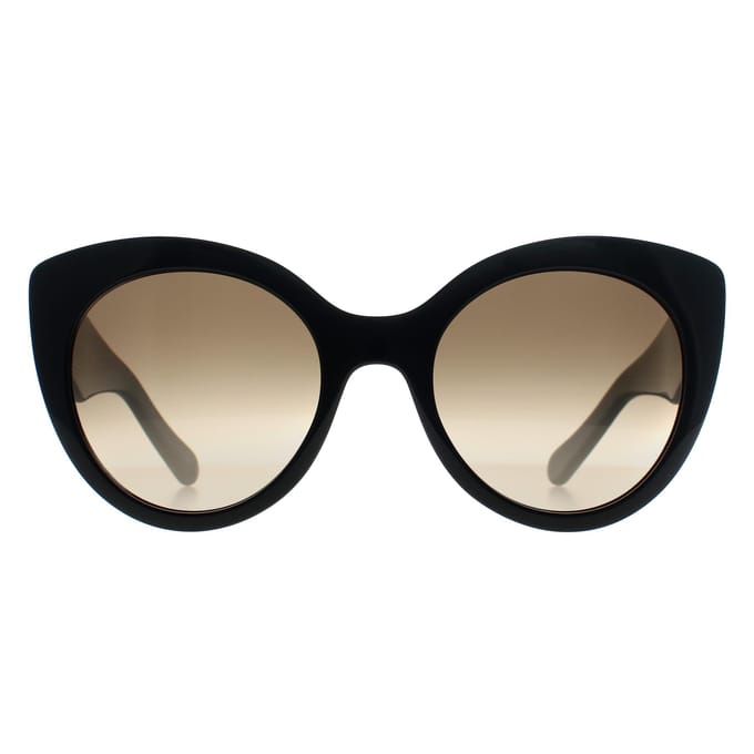 Salvatore Ferragamo Cat Eye Womens Zwart Gancini Grijs SF964S