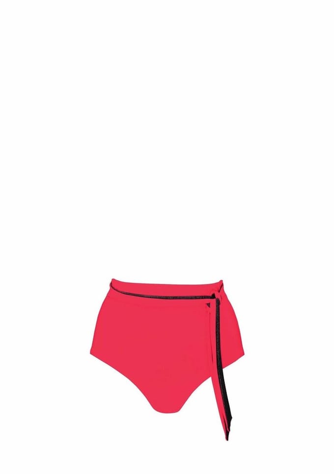 Sunflair - Mix & Match Hoge Bikinislip - Rood - 40