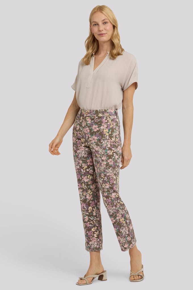 Marilyn Rechsteek Jeans Met Hoge Taille