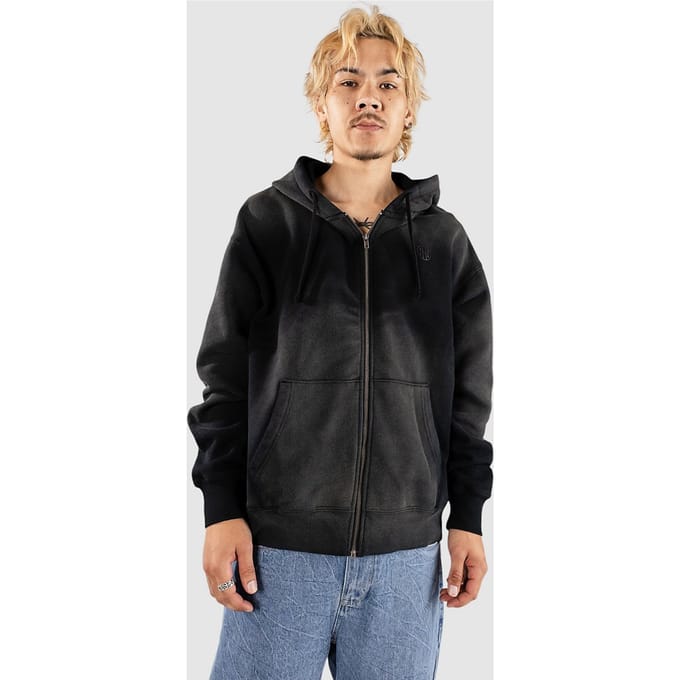 Ninth Hall Spray Zip Hoodie zwart