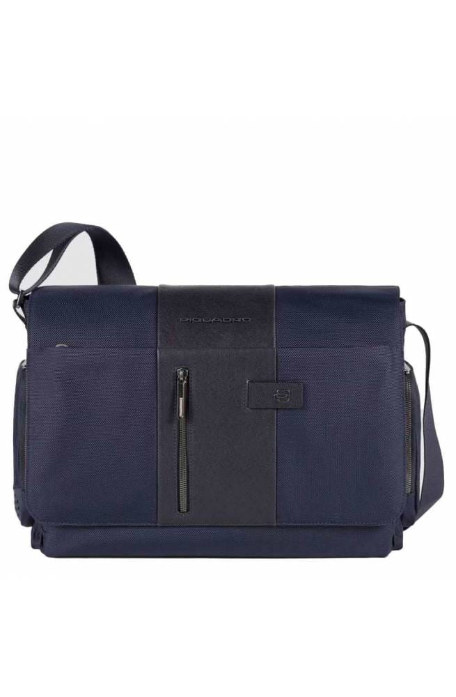 Zak Piquadro Brief 2 Messenger Blue - CA1592BR2-BLU