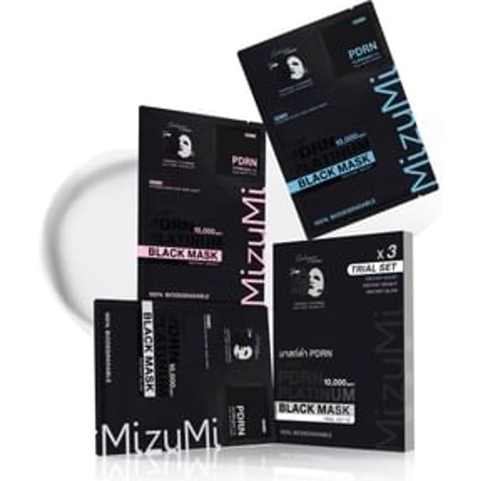MizuMi - PDRN Platinum Black Mask Trial Set 3 pcs