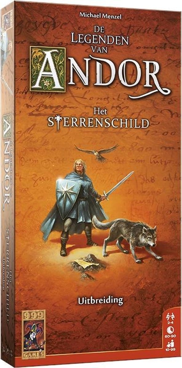 999 Games De Legenden van Andor: Het Sterrenschild Uitbreiding Bordspel - Coöperatief spel