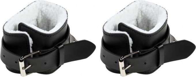 Gorilla Sports - Ankle straps - Set van 2 - Voetriemen - Kickbacks - Leer