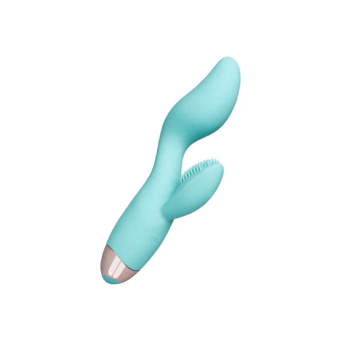 Oplaadbare siliconen Rabbit, 20 cm