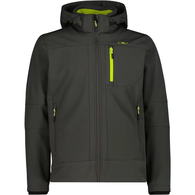 Verwarmde softshell jas met afneembare capuchon CMP