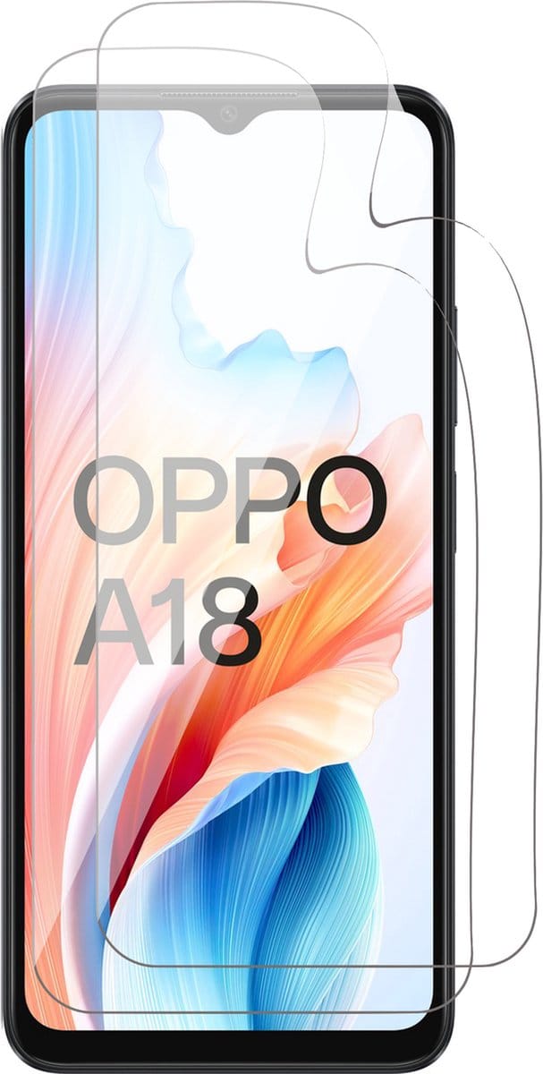 Screenprotector geschikt voor Oppo A18 - 2x FlexGuard Screen Protector