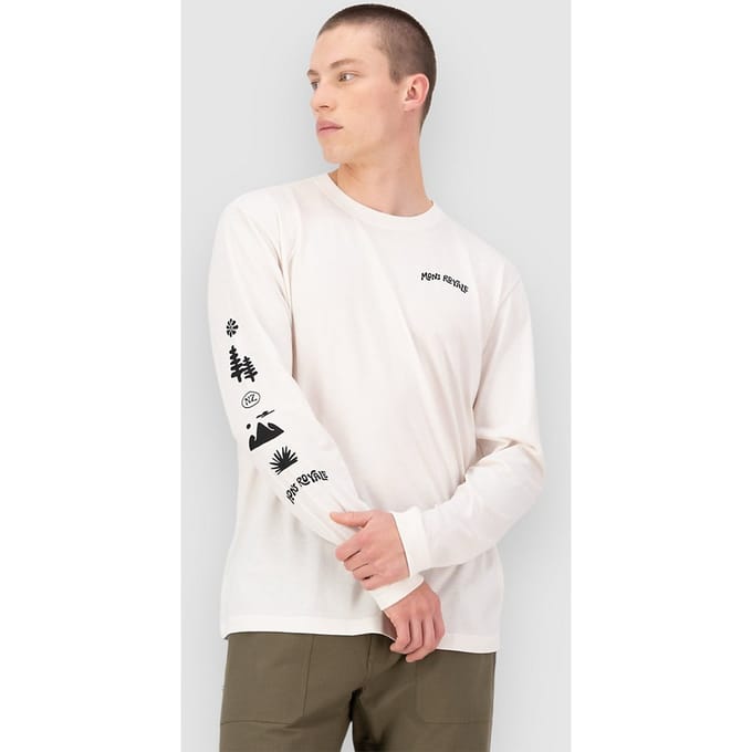 Mons Royale Yonder Merino Organic Cotton Thermo Shirt wit