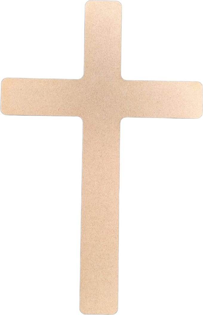 Wandkruis - Kruis - Geloof - 9 mm dik mdf