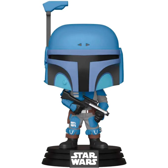 Beeldje Funko Pop Star Wars Mandalorian Death Watch Mandalorian Two Stripes Exclusive