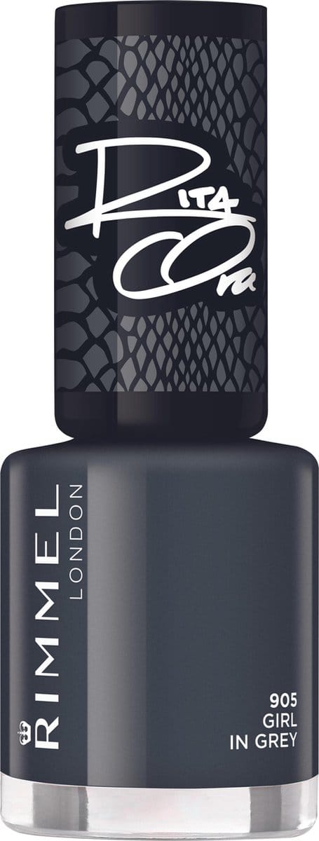 Rimmel London Nagellak 60 seconds Grey Grey