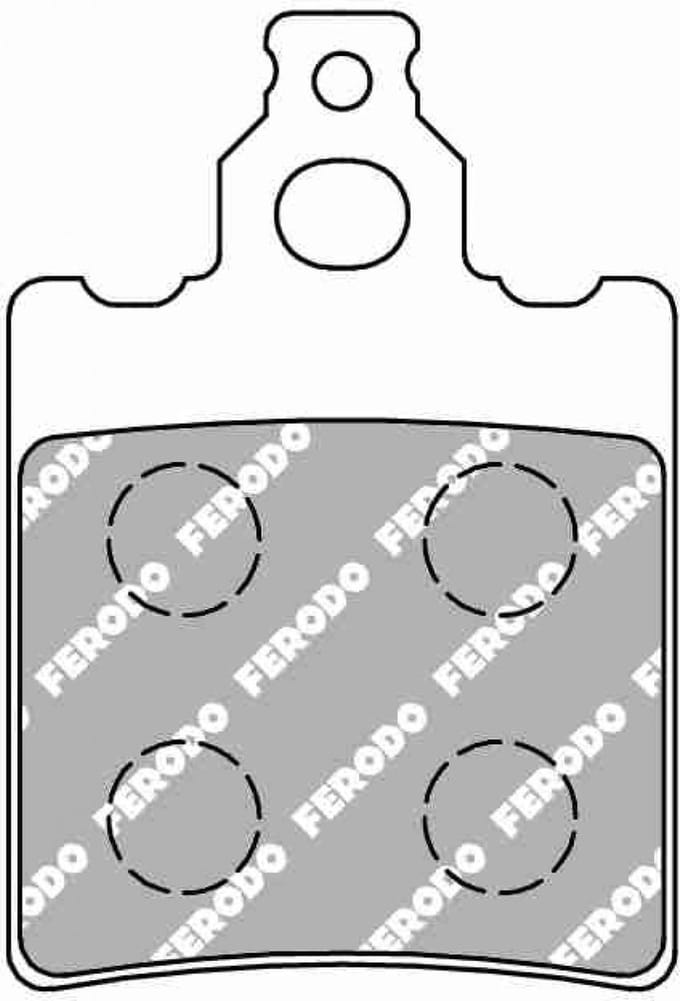 Plaquette de frein Ferodo pour Moto KTM 60 SX 2000 AR Neuf