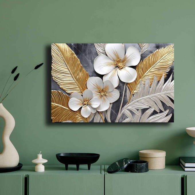 Asir - Canvas Schilderij - Veelkleurig - 45 x 70 cm