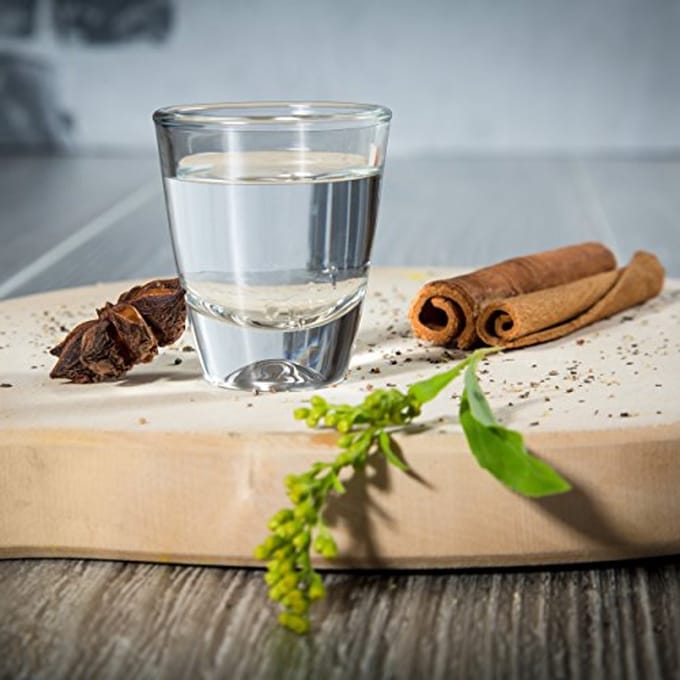 Shotglazen set van 12 - Vaatwasmachinebestendigheid voor Thuis en Horeca