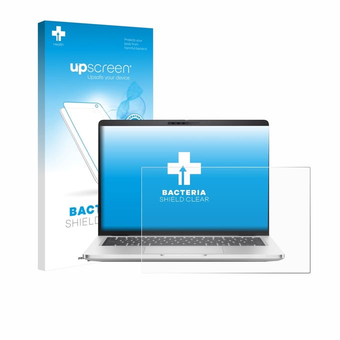 upscreen - Screenprotector voor Dell Pro 14 Plus PB14255 - Folie Beschermfolie transparant antibacterieel