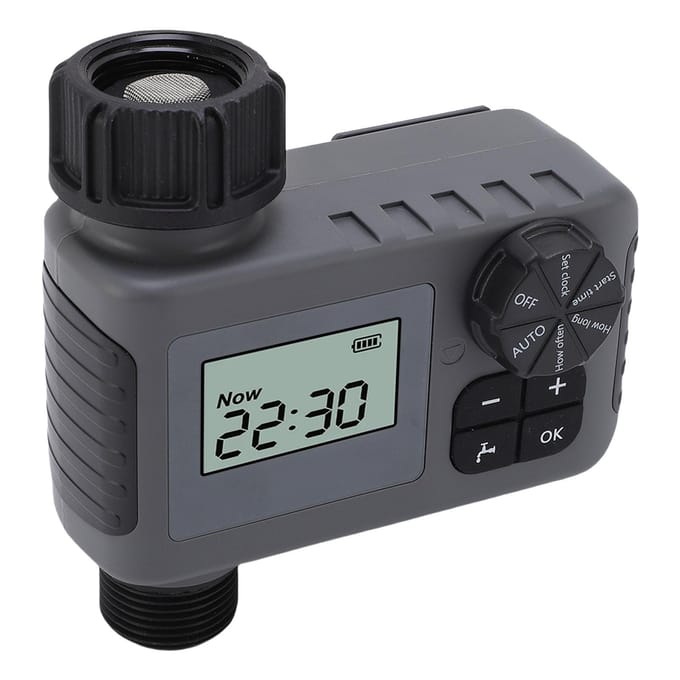 Sproeier Timer Programmeerbare Slimme Automatische Besturing voor Tuin Druppelslang Digitaal Druppelirrigatie black