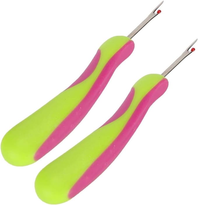 Ergonomische Naadopenner Set van 2 - Ideaal voor het Openen van Stiksels en Het Verwijderen van Draad met Comfortabele Grip