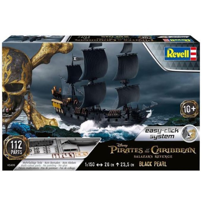 Revell Modelbouwpakket Schepen - 05499 Black Pearl Pirate Ship Plastic - 1:150 - Modelbouw