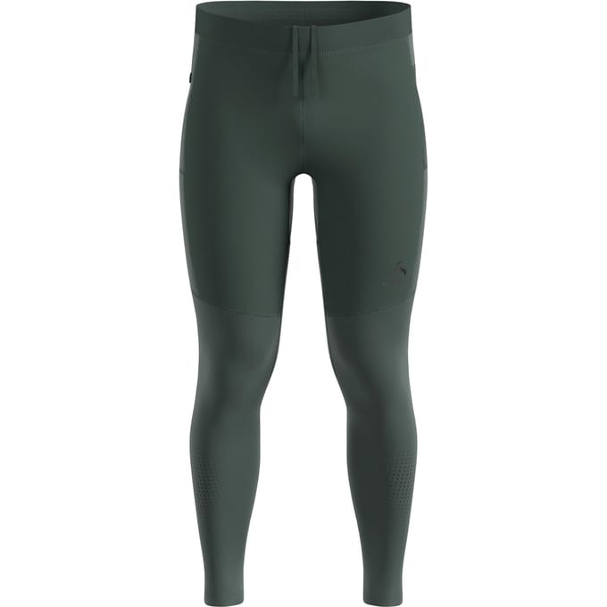 Odlo Zeroweight Warm Reflective Hardlooplegging Heren-Olijf