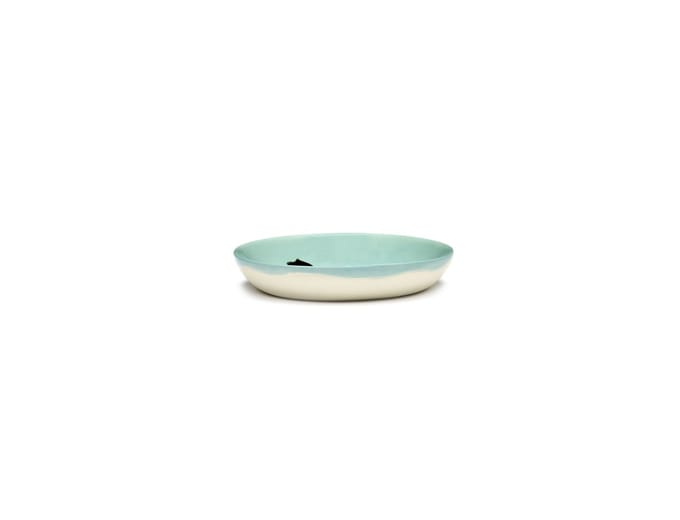 Serax Feast Schaal middel - Set - azure / broccoli groen