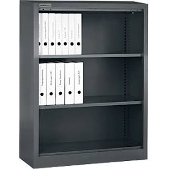 Schäfer Shop Select MS stellingkast, 3 OH, B 800 x D 400 x H 1215 mm, plaatstaal, basaltgrijs