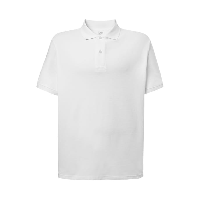 JHK Heren Pique Regular Poloshirt (Wit)