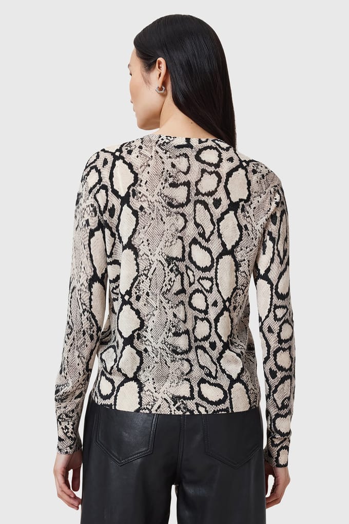 AllSaints Anouk Cardigan Flow Ecru White Größe: XS | Cardigans Outlet | Damen | Braun