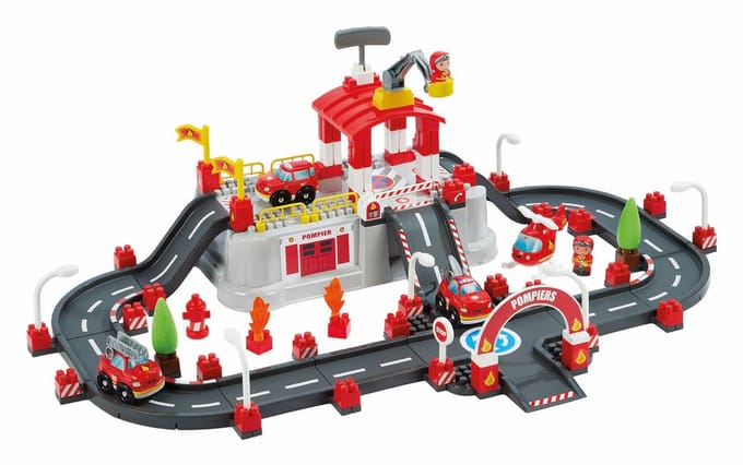 Ecoiffier Fire Station Circuit in a barrel