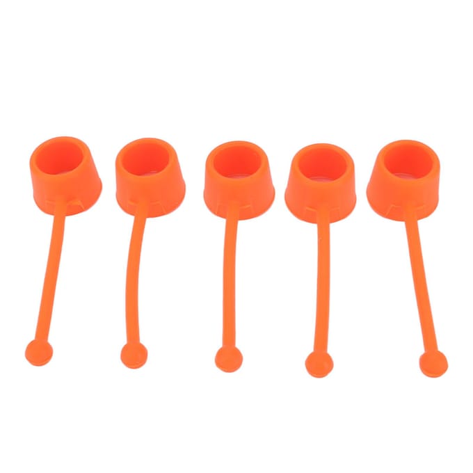 5 Pièces Accessoire Exerciceur de Doigts Silicone 75lbs Extenseur Renforçateur pour Entraînement Récupération red