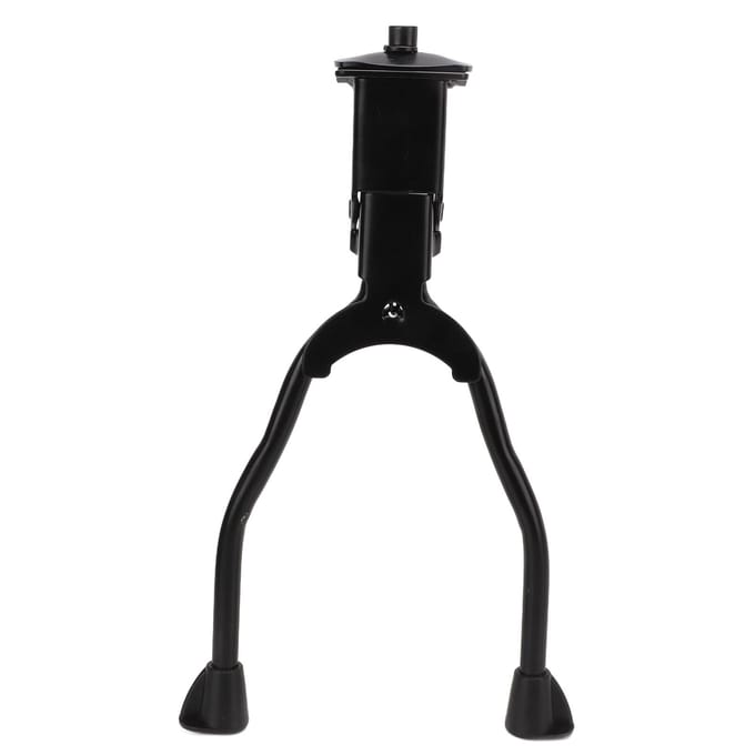 Fiets Standaard Verstelbaar Opvouwbaar Anti-Slip Mountainbike Driehoek Dubbele Poot Standaard Ondersteuning black