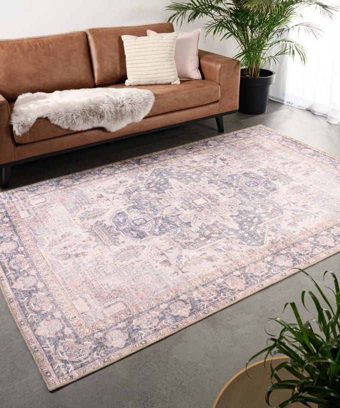 Vintage vloerkleed - Fade Classic beige 190x290