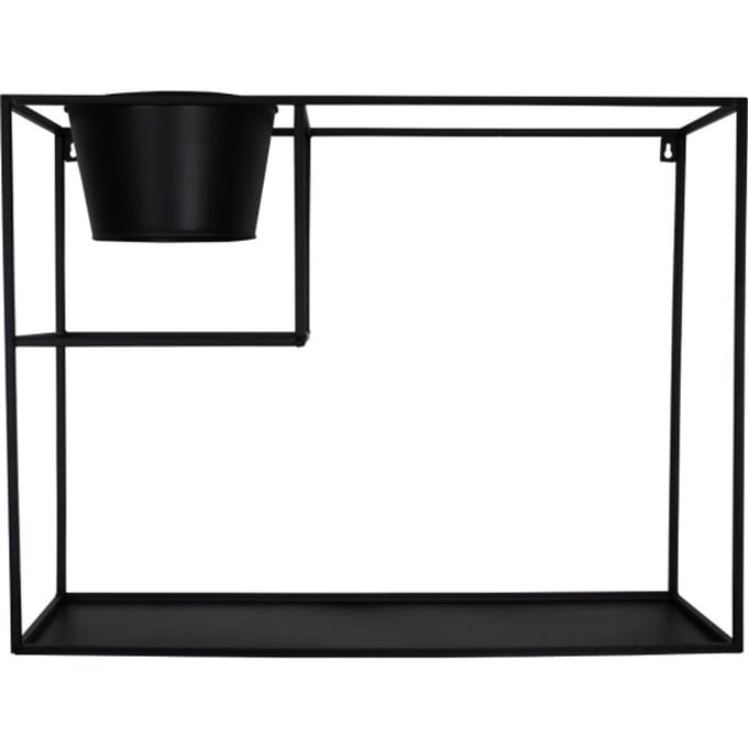 House Vitamin Metalen wandkast met pot-60x19x45cm--