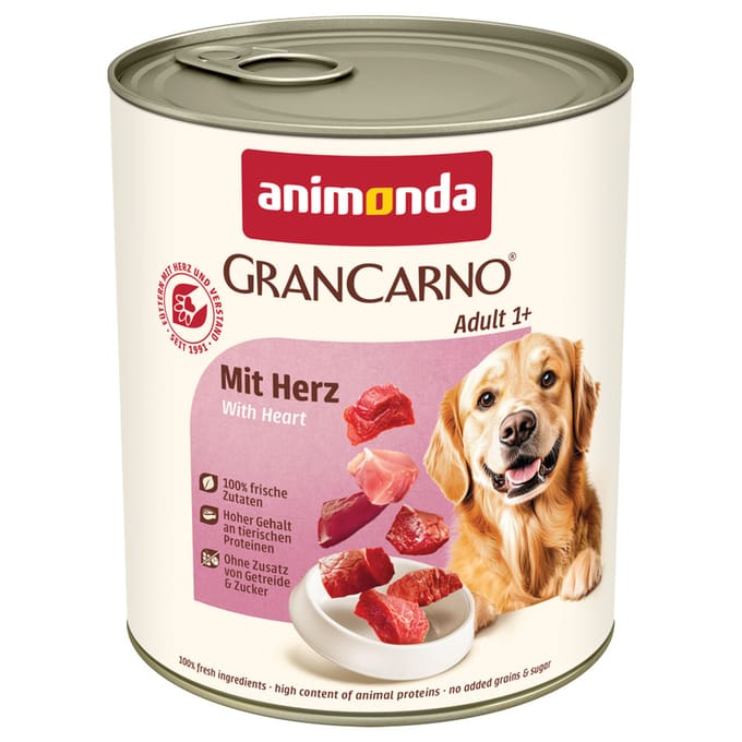 GranCarno Adult 6x800g - met hart