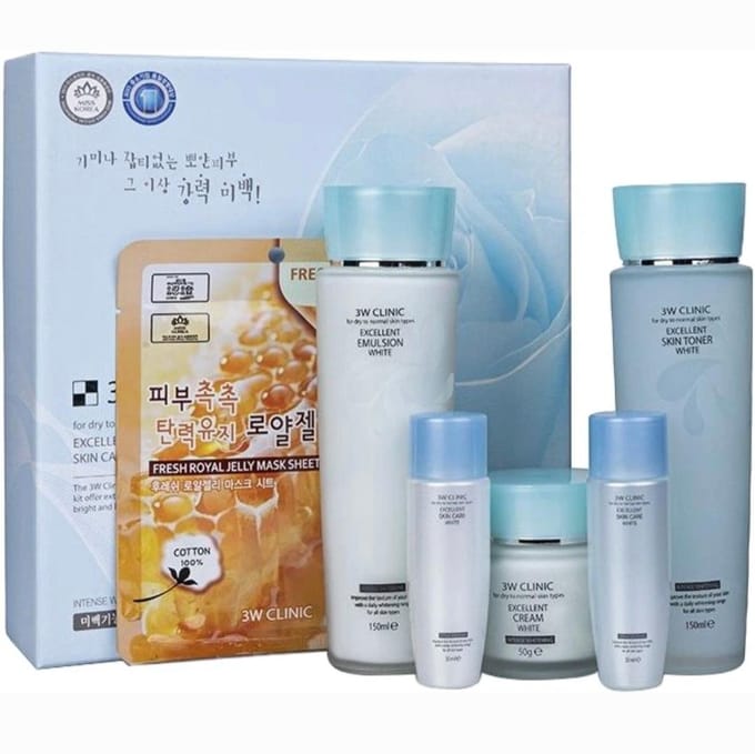 Excellent Ensemble de Soins de la Peau White 3w-clinic Super SET