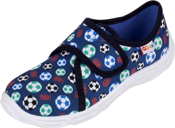 LEMIGO Marineblauwe pantoffels, ballpantoffels voor een jongen