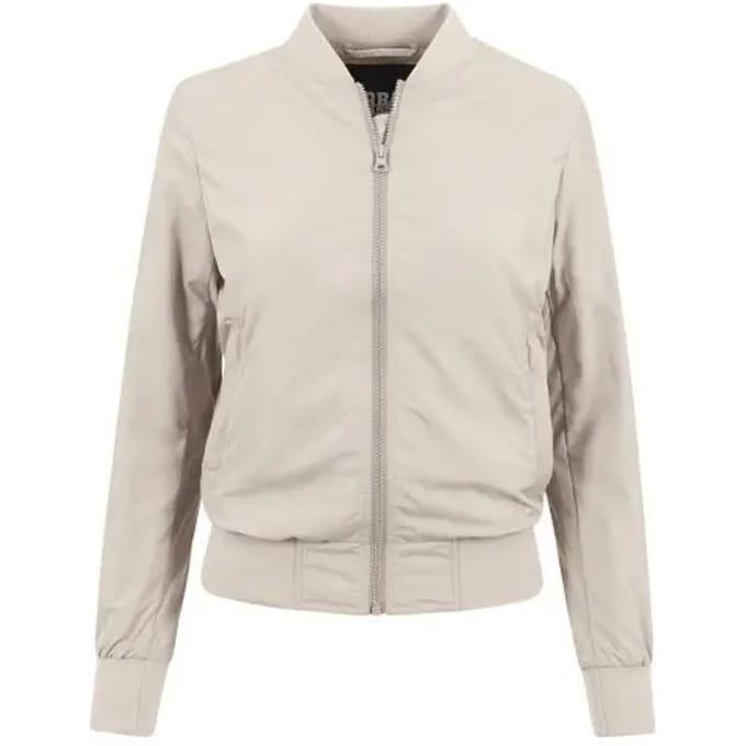 Urban Classics - Light Bomber jacket - S - Creme