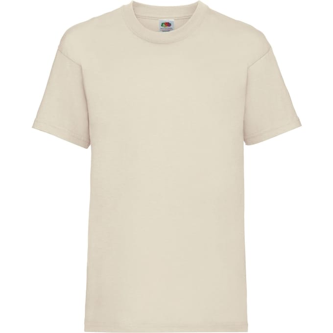 Fruit of the Loom Waarde T-shirt voor kinderen (Natuurlijk)