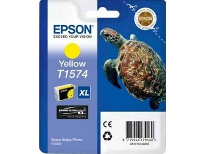 Epson T1574 inktcartridge geel hoge capaciteit (origineel)